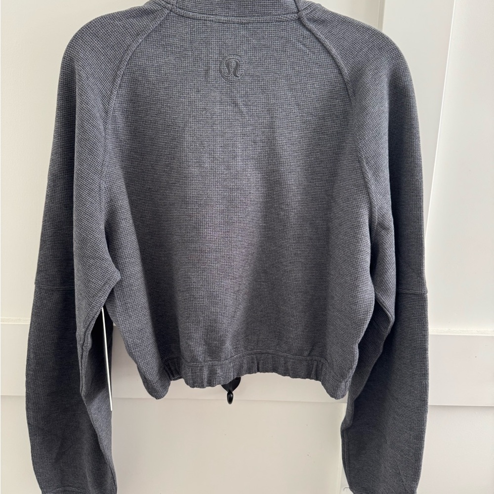 Brand new with tag Lululemon scuba half zip funnel neck cropped waffle size XS - Picture 2 of 10